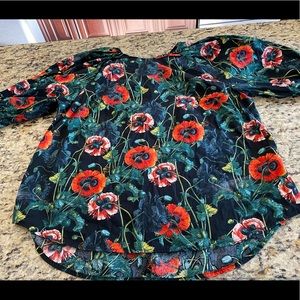 Multi color floral top